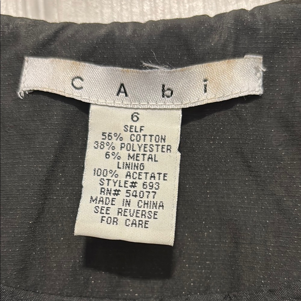 CAbi Black Ruffled Blazer - Picture 2 of 3